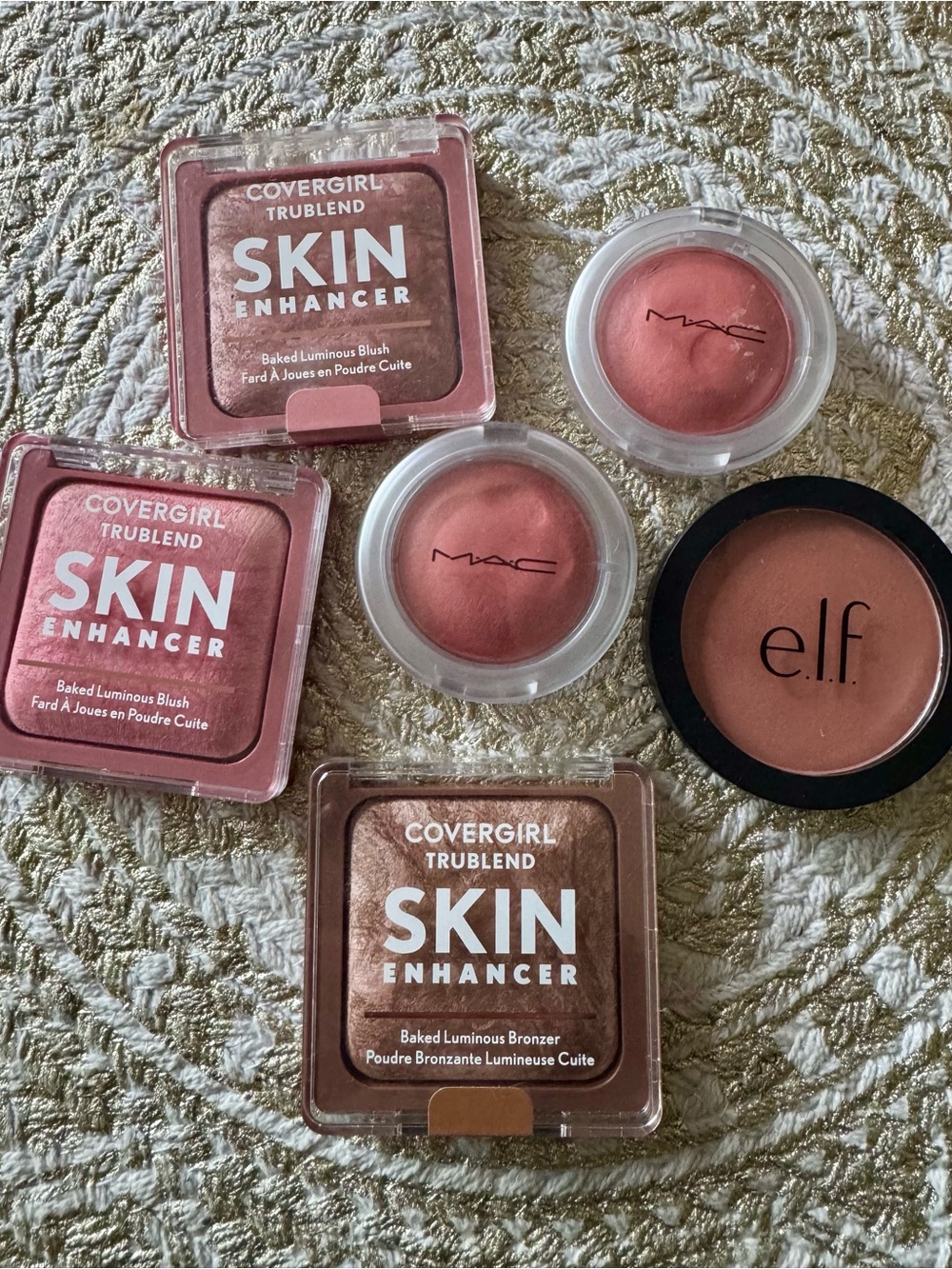 COVERGIRL & MAC & e.l.f. Blush and Bronzer Set